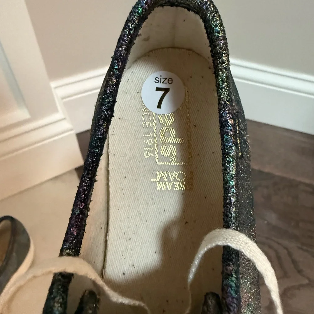 Keds Iridescent Sneakers with White Soles - Picture 3 of 3